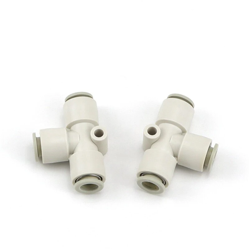 SMC Pneumatic PU Pipe Connector Model T Straight Quick Plug Connector Fittings KB2T/KQ2T Series