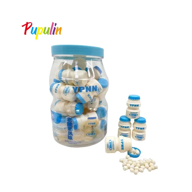 Original yogurt bottle chewy candy factory chewing mini yogurt tasted sweets