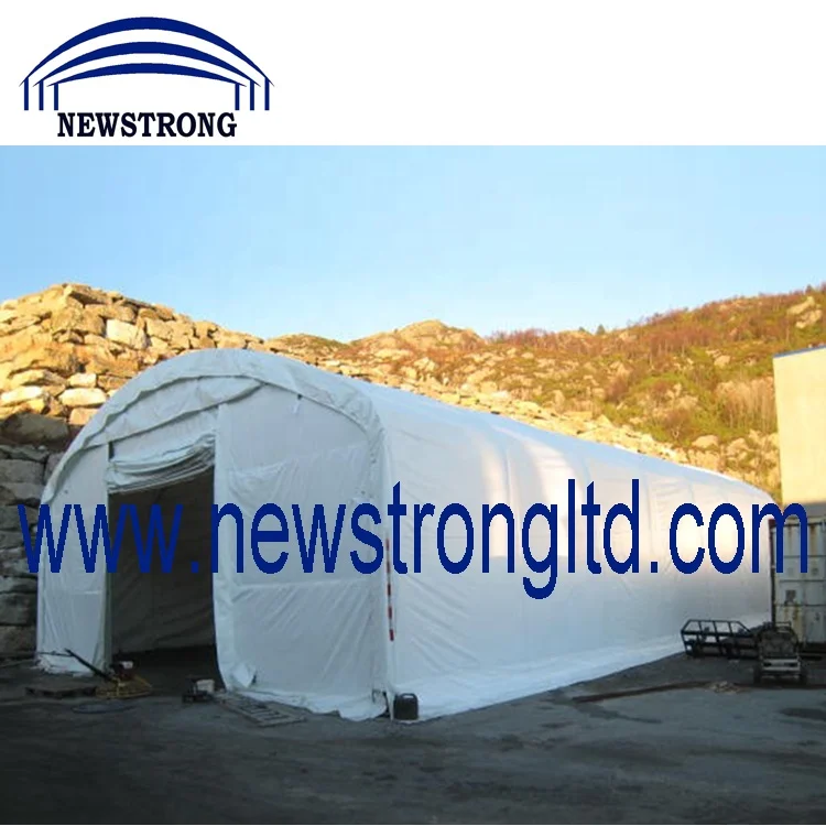 
Super Strong steel frame storage tent with PVC fabric 