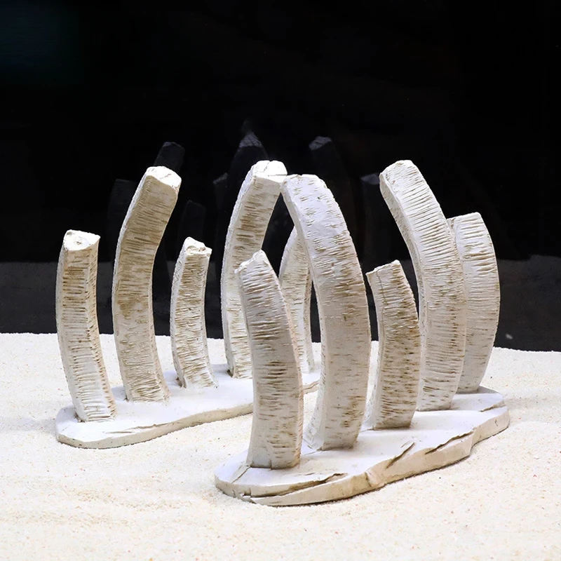 Fish Tank Dinosaur Skeleton Ornaments Aquarium Decoration Dragon Bone Fishbowl Reptile Lizard Pet Goldfish Spider Turtle Carp