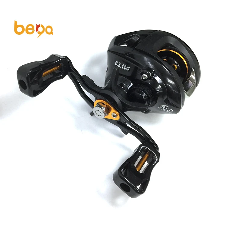 Black 12+1BB Special Offer Cheap Chinese Wholesale Murah Low Profile Fishing Reel Baitcasting Bait Casting Reel 6.3:1