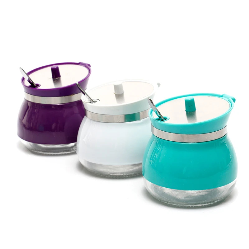 Empty Food Grade Smell Proof Freshness Preservation Glass Storage Jar With Bamboo Lid