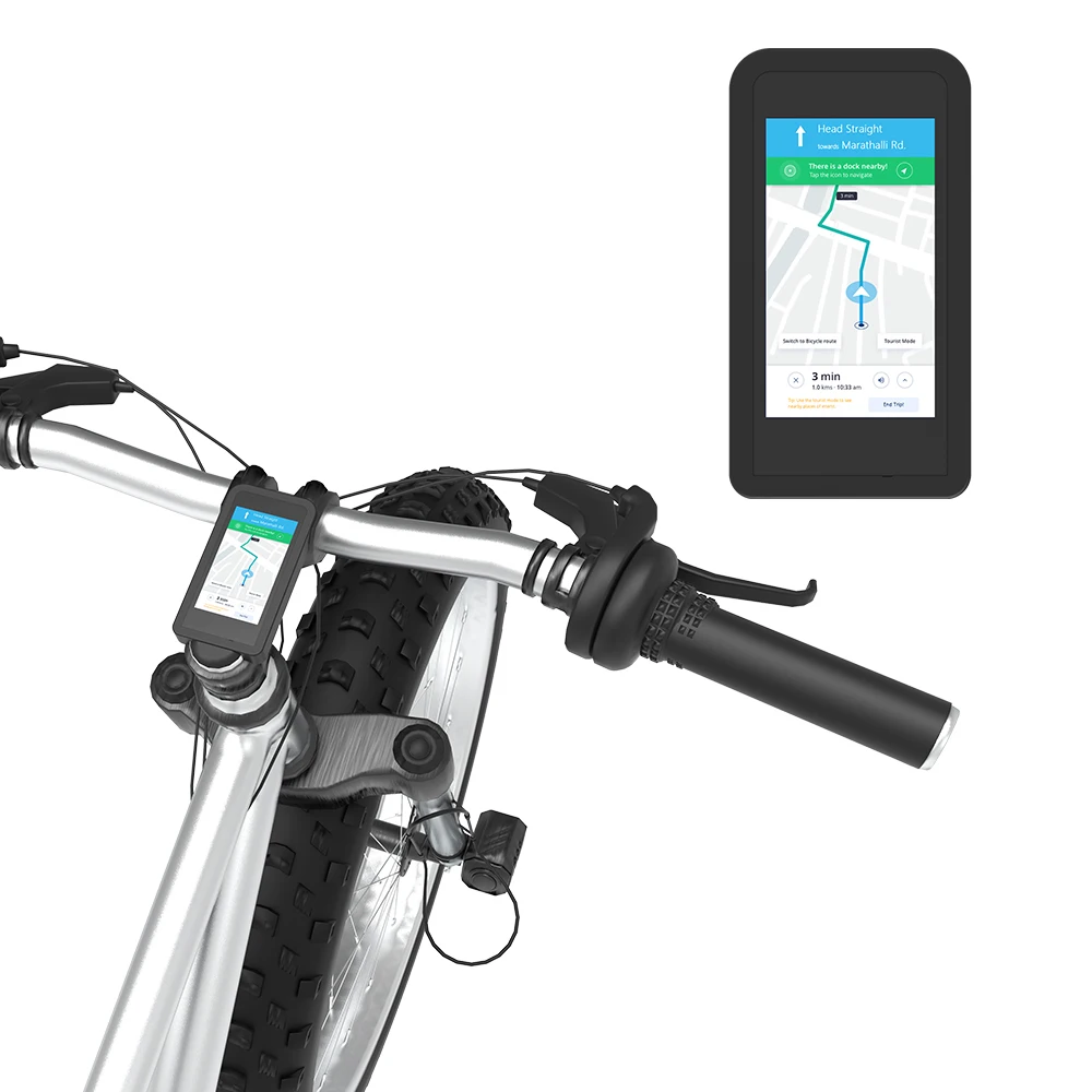 Customization Android kart GPS navigation e bike GPS screen device traffic display for motorbike racing tablet 4 inch