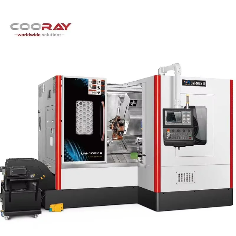 COORAY Cnc Lathe Power Tools Machine With Milling Head For Sale