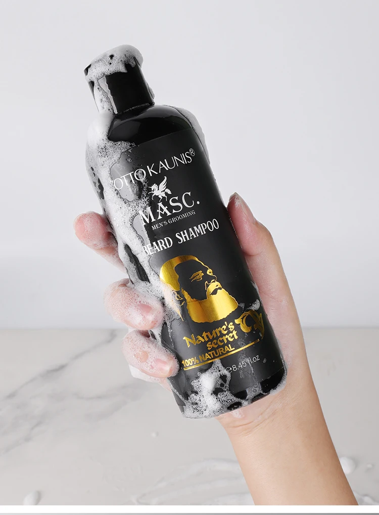 beard care products private label Sulfate Free Hydrating Shampoo and Conditioner for Men grooming Beard Wash