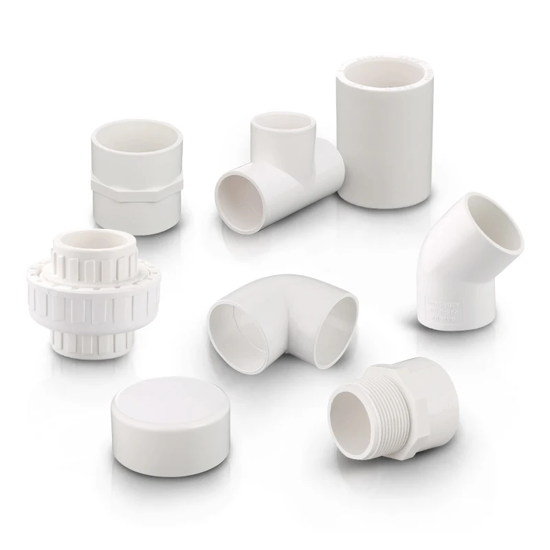 High quality water supply and drainage plastic tubo tee pipe pvc fittings for plumbing