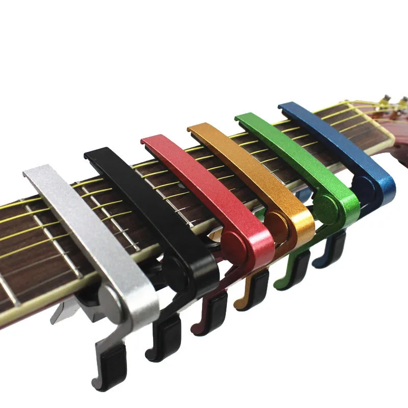 Hot Sales Universal Capo Guitar Accessories 7 Colors  Optional  Aluminum Acoustic Guitar  Classical Guitar Capo