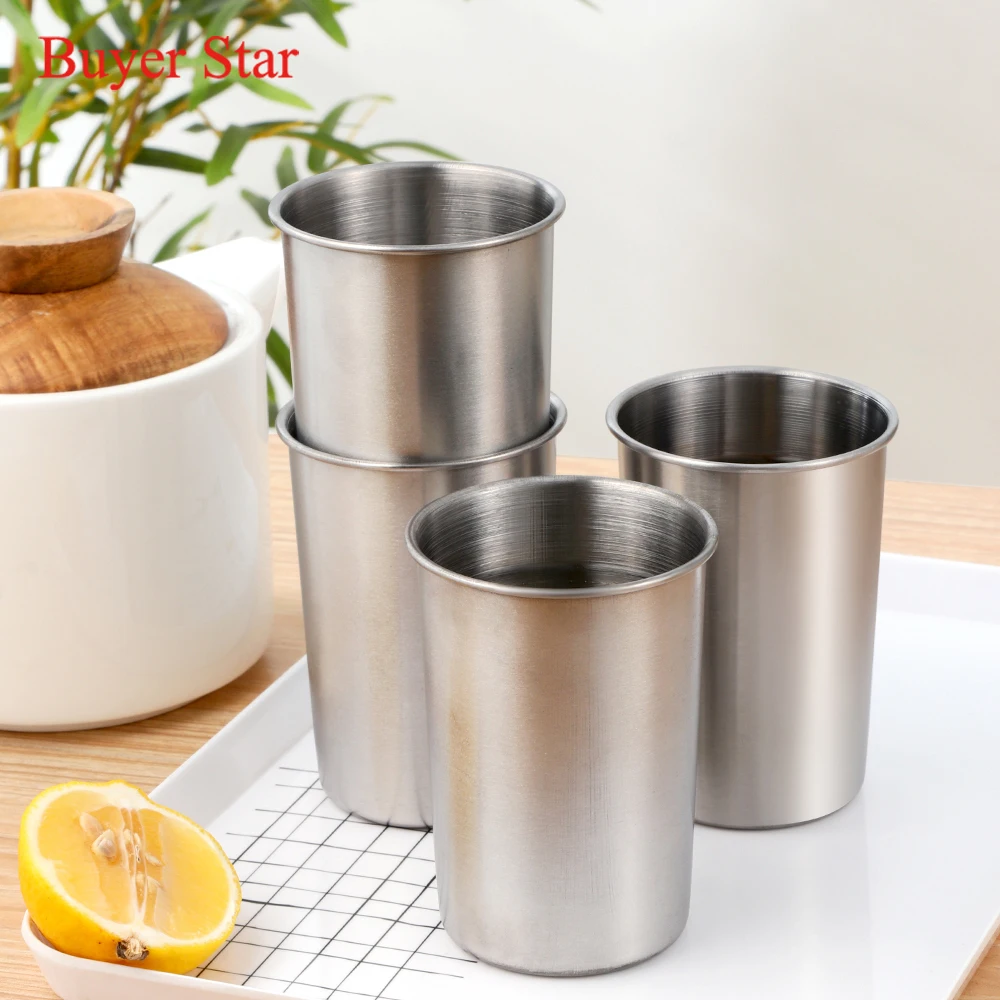 Customize Logo Cheap Metal Stainless Steel Coffee/Beer Drinking Water Tumbler Cup