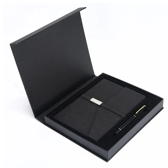 High quality corporate promotional gift box items notepad and pen gift set
