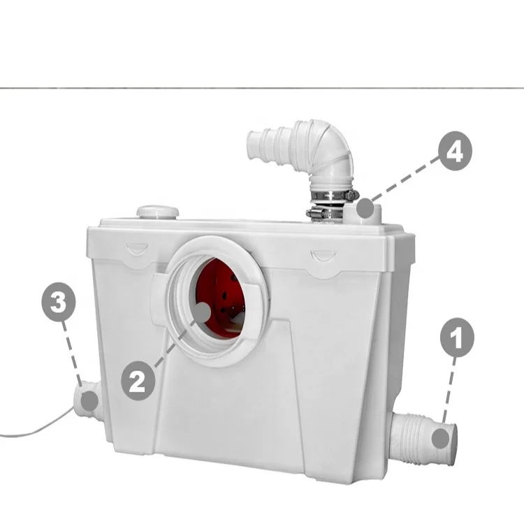 Фабрика FLO500 насос Macerator для туалета грязный водяной Туалет