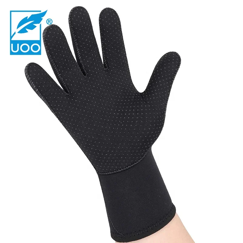 UOO Factory Price 3mm 5mm Neoprene Warm Wetsuit Gloves for Diving Snorkeling Paddling Surfing Kayaking Canoeing Spearfishing