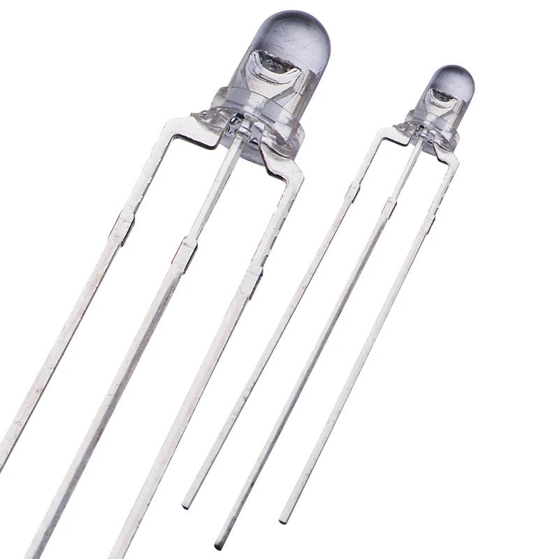 Juhong Common anode or cathode 3pins led 3mm dual color bi-color diode free sample