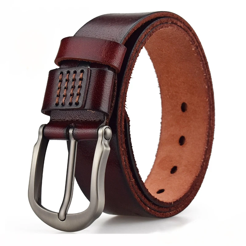Оптовая продажа по индивидуальному заказу, высокое качество, из кожи с натуральным лицевым покрытием; Пояс мужской поясной ремень с пряжкой прочные, модная обувь из натуральной кожи, мужская сумка на пояс