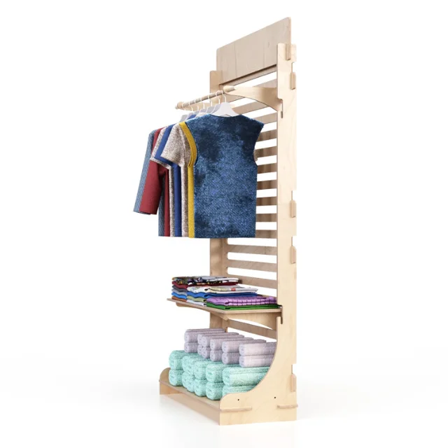 Лучший итальянский индивидуальный дизайн регулируемые полки, соединяющиеся деревянные витрины для магазина одежды