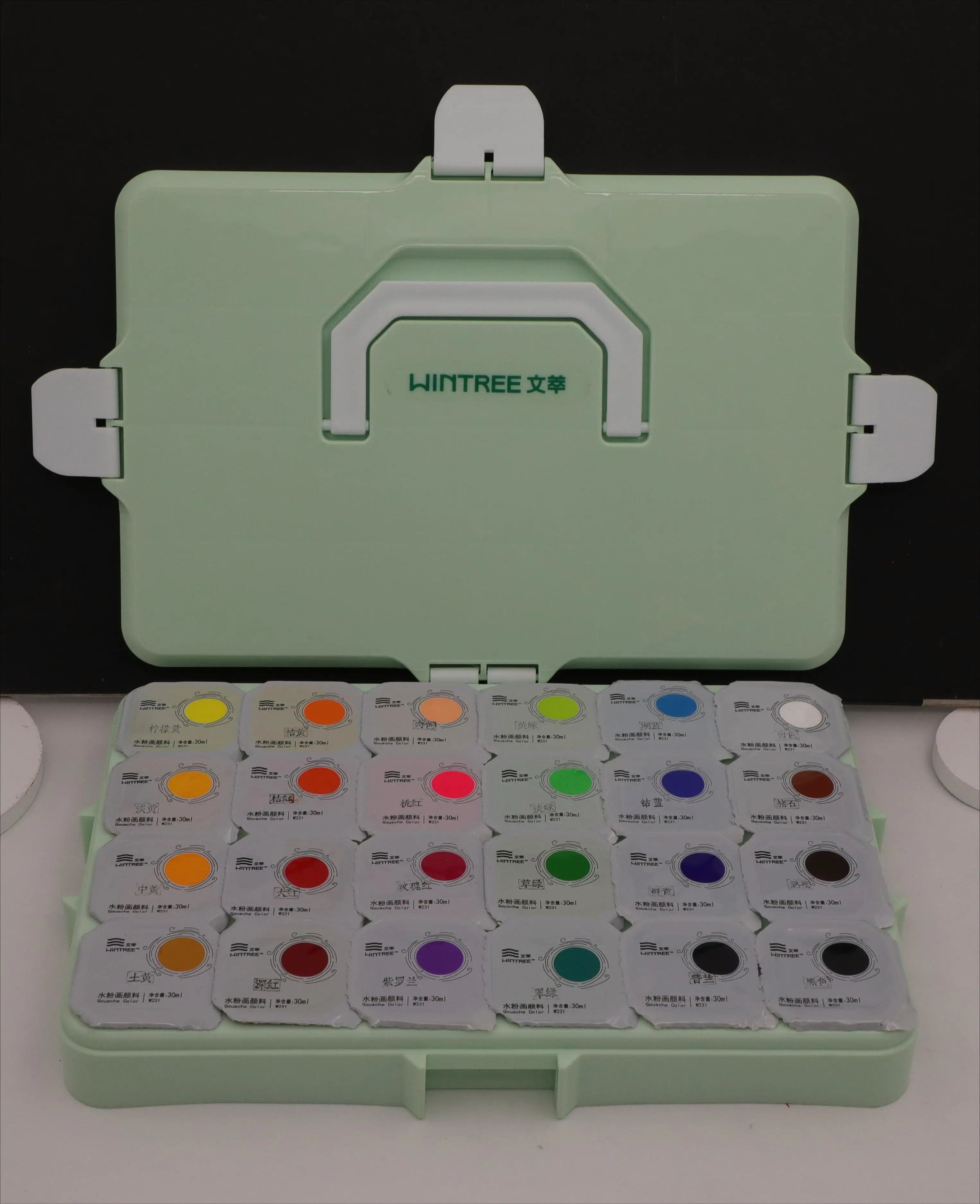 Professional Gouache Paint 30ml Jelly Cup Non-Toxic Gouache Watercolor Paint For Painting Art Supplies