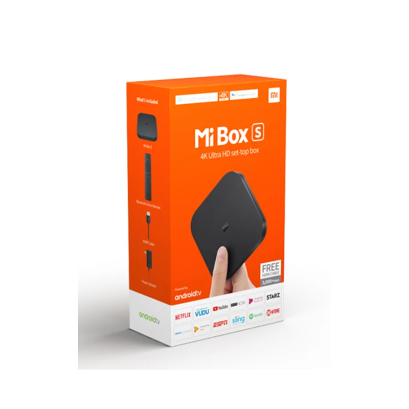  New Model Original Xiaomi MI Smart TV BOX S Android 8.1 4K Internet Set Top