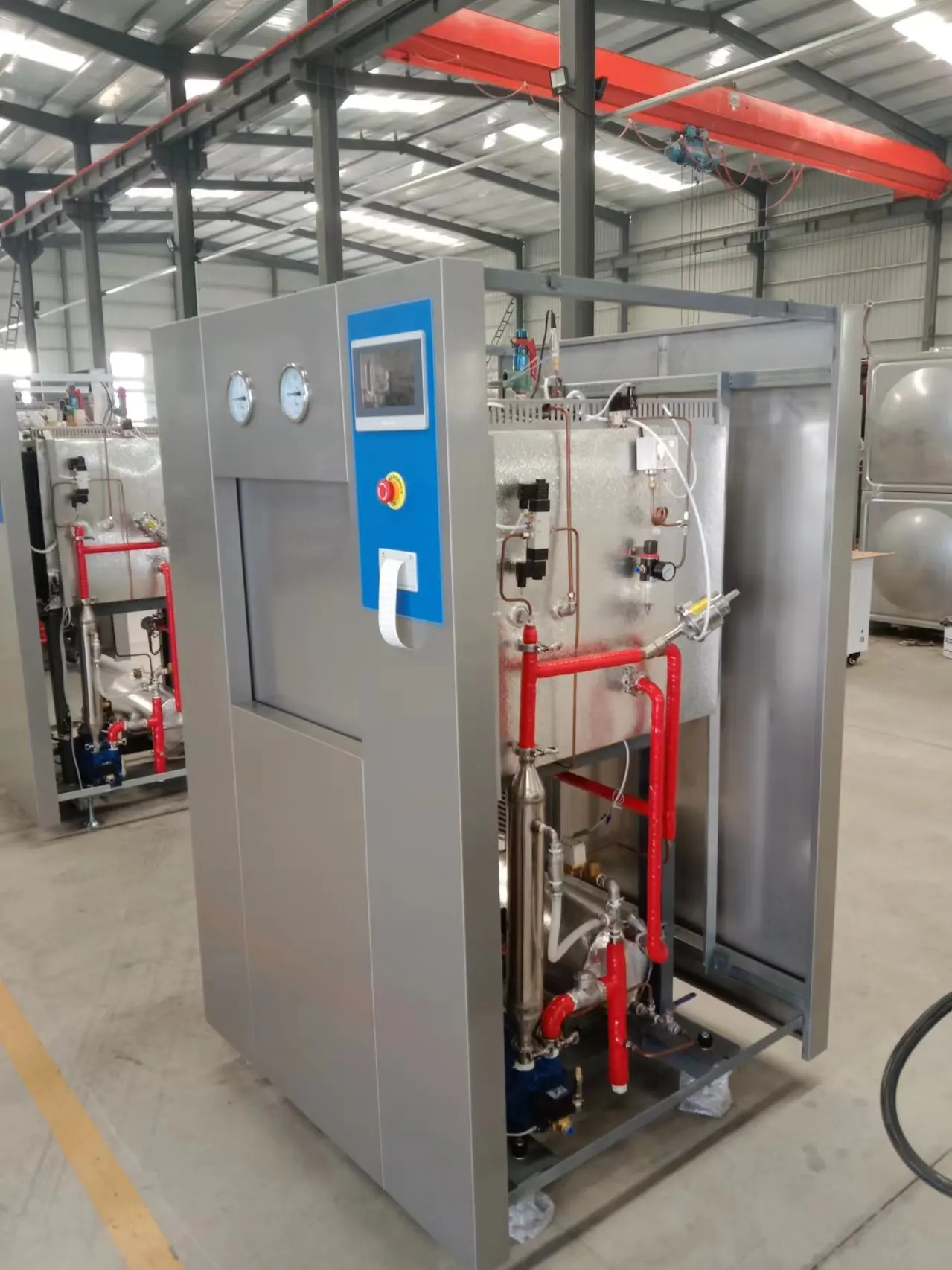 VST-0.15  Pulse Vacuum Steam Sterilizer With Stainless Steel Grille  and PLC Touch Screen