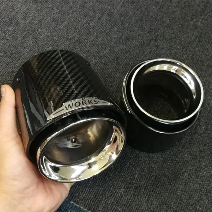 Mini JCW carbon fiber exhaust tip For MINI Cooper S clubman countryman 3/5 door
