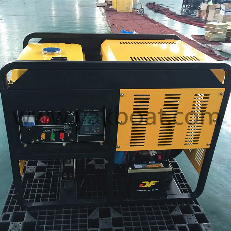 Super silent diesel generator 5kw with global warranty and service