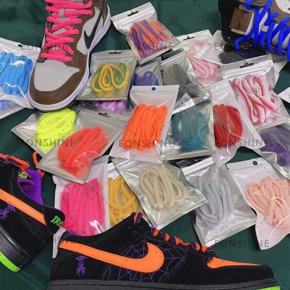 Custom Printed Flat Shoelace Bulk Thick Shoe Laces Pattern Branded Bold Animal Print Shoelaces