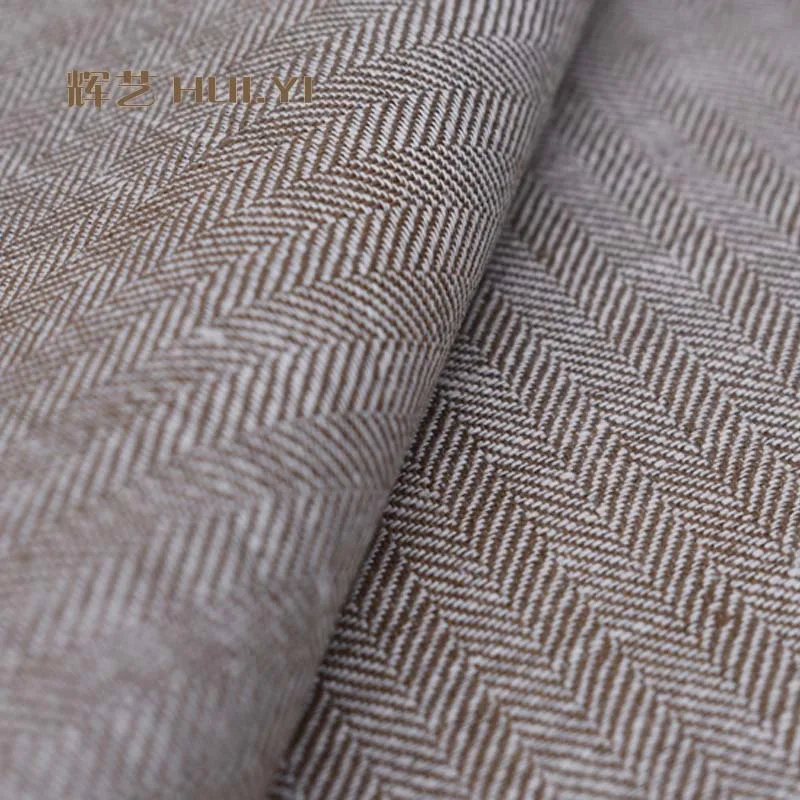 Factory high-end product customized heavyweight belgian 100% pure linen suiting fabrics woven linen yarn dyed fabric for clothes