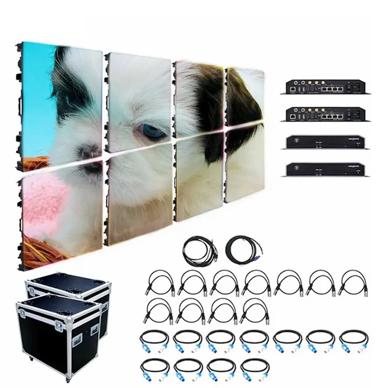 U Series 16:9 4K Cable-less Magnetic Cob P0.7 P0.9 P1.2 P1.5 P1.8 Indoor LED Video Wall Pantallas Display Screen Panel