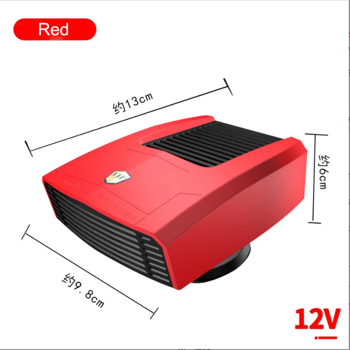 12V Car Heater Portable Heater Cooler Defrost Fan for Quickly Heating Defogger Space Automotive