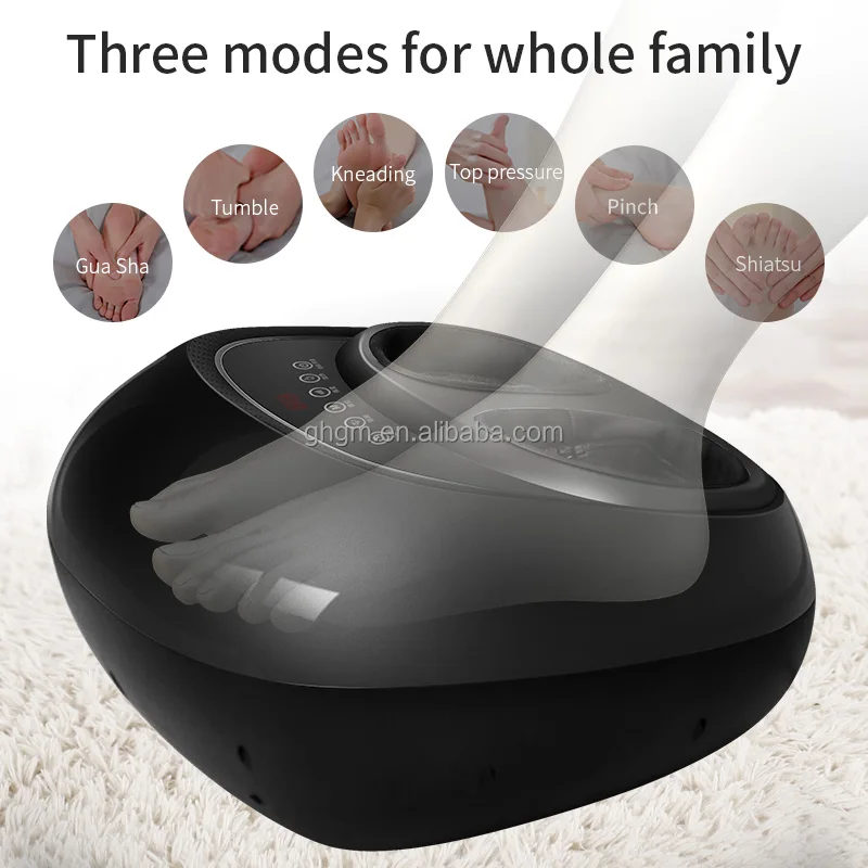 Electric Shiatsu Heating Roller Massage Blood Circulation Machine Roller Foot Massager With Airbag