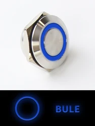 12mm 16mm 19mm 22mm short mini micro travel rgb 6v led pushbutton 16mm momentary led 6v stainless steel switch