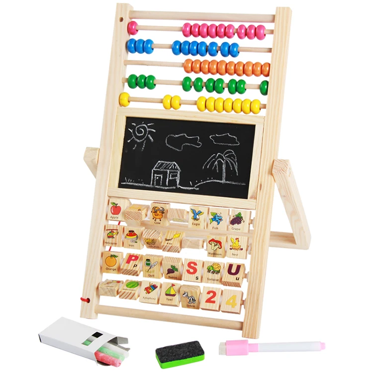 BDJ Hotsale Early Intelligence Baby Educational Toys Wooden Black& White Drawing Board Toys