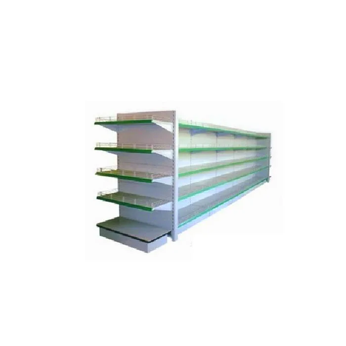 Продуктовый супермаркет овощи, полки для покупок, Стеллаж с индивидуальным логотипом, двусторонний, сверхмощный