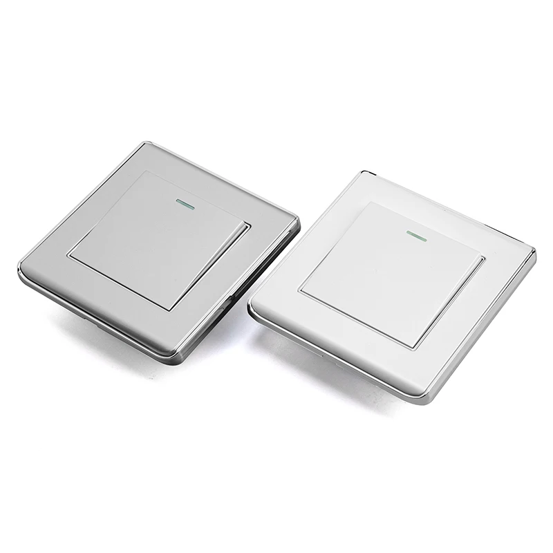 L3.4 factory price silver grey 1 2 3 4 gang wenzhou electric wall switch for home