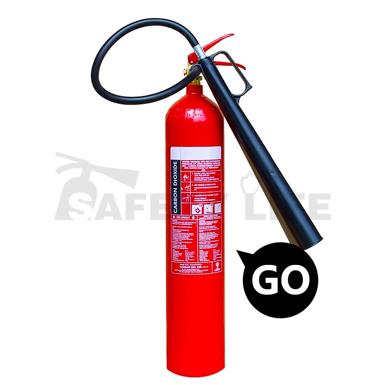 Portable 6kg 2kg co2 fire extinguisher carbon dioxide