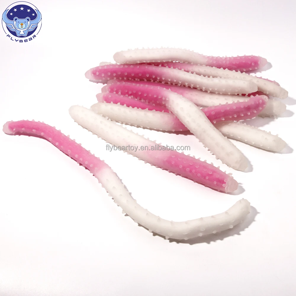 2024 New Hot Selling TPR Stretchy Soft toy Sea Cucumber  Squeeze Toy Customized  Children Gift Soft Cute Toy