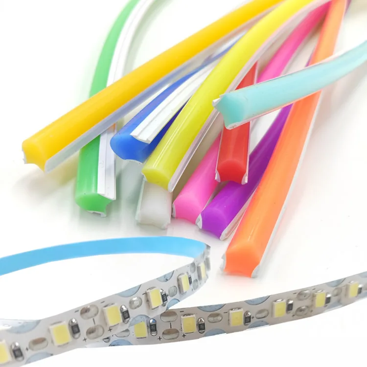 Новое поколение, отдельные неоновые трубки 6 мм 8 мм S типа 12 В, гибкие полосы, силиконовые гибкие светодиодные неоновые полосы, отдельные