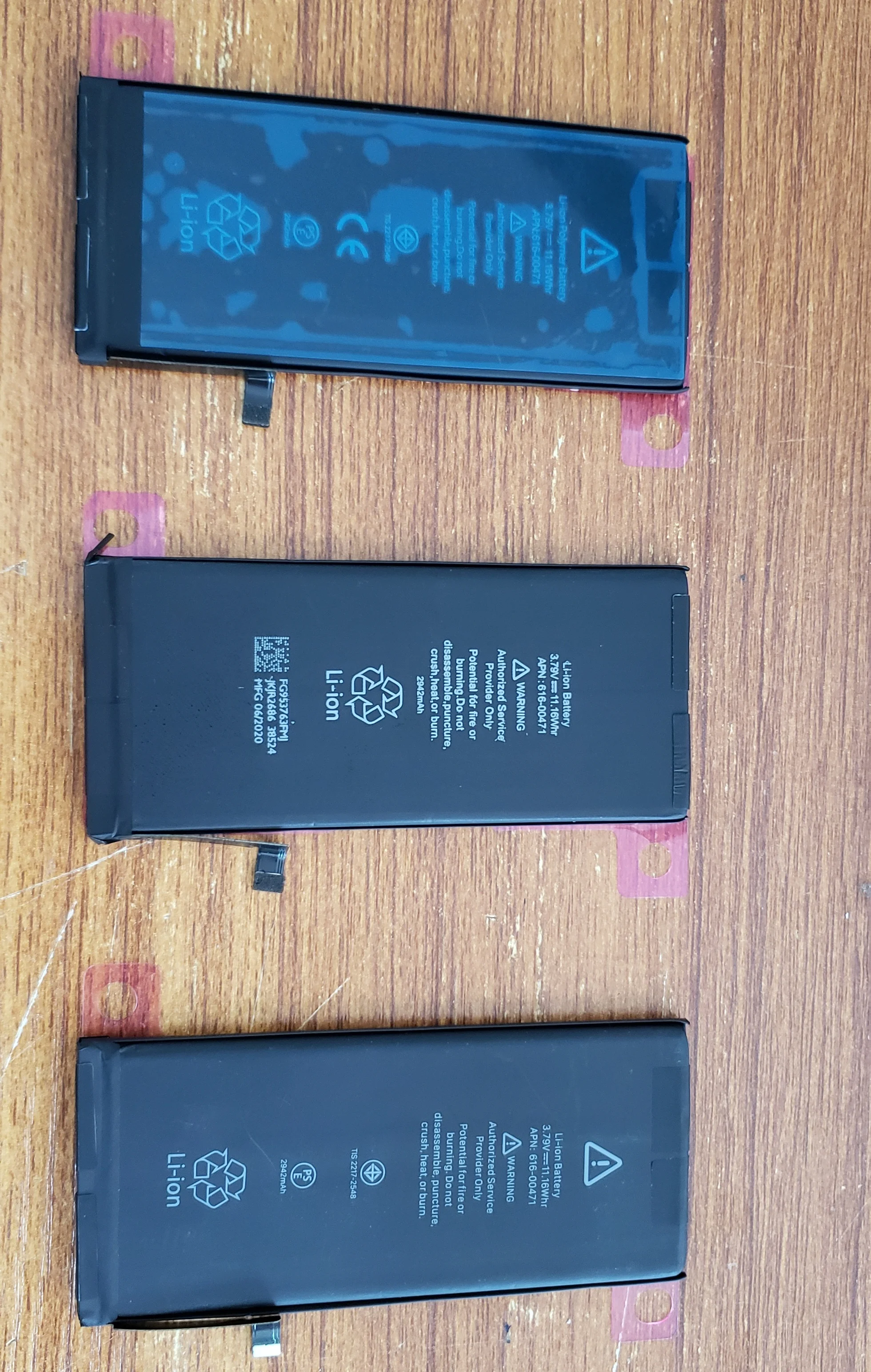 2024 oem for iPhone battery batterie replacement for iPhone 15 14 13 12 11 x xs xr pro max 8 7 6s plus mini se brand new 0 cycle