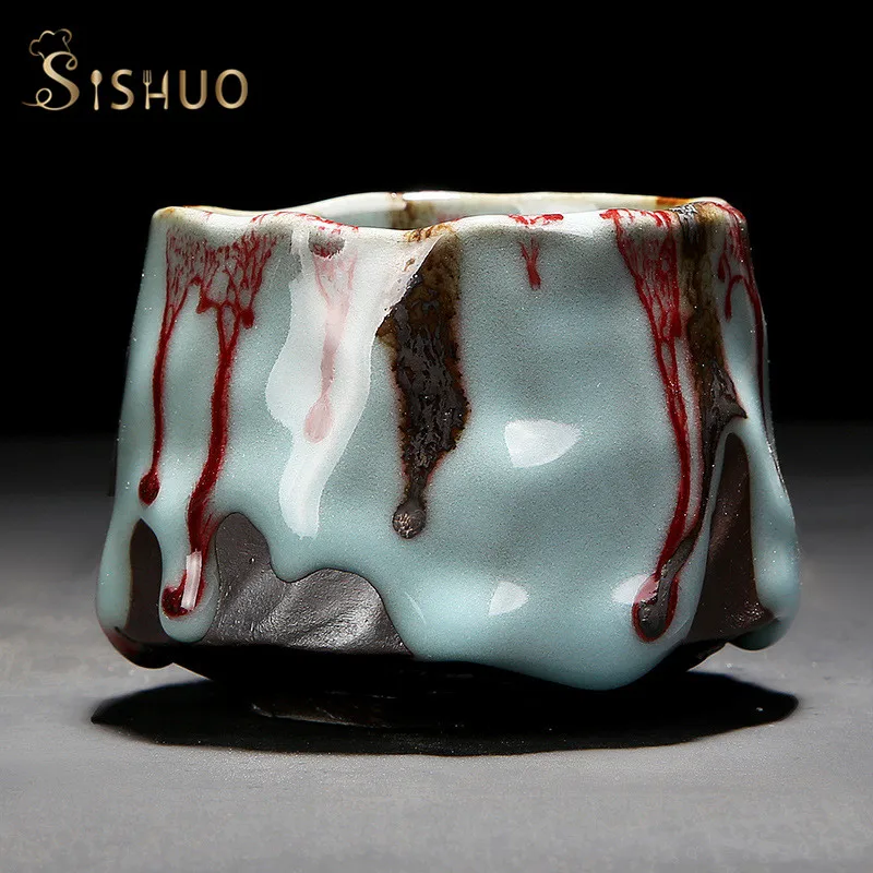 Japanese and Korean style tea cup Handmade Pottery ceramic coffee cup