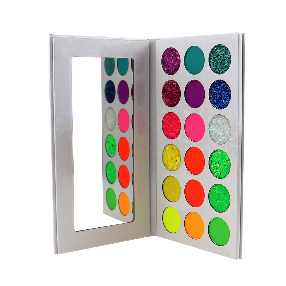 
Wholesale 18 Color High Pigment Eyeshadow Palette Cosmetics Private Label Matte Glitter Makeup Costom Eye Shadow 