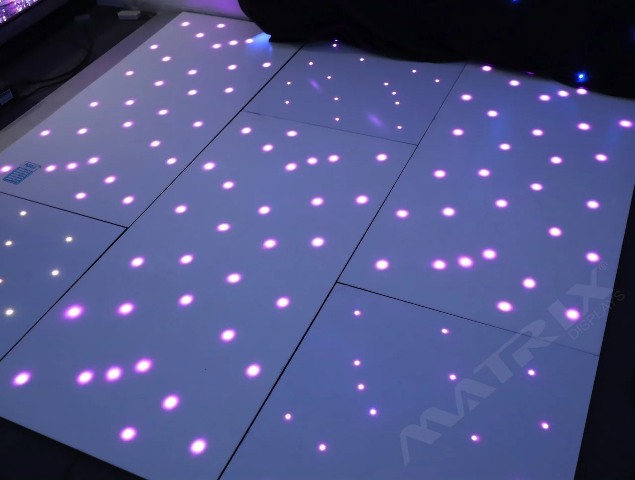 Wedding Hotel Party Light Disco Club Starlit Twinkling LED Dance Floor Tile