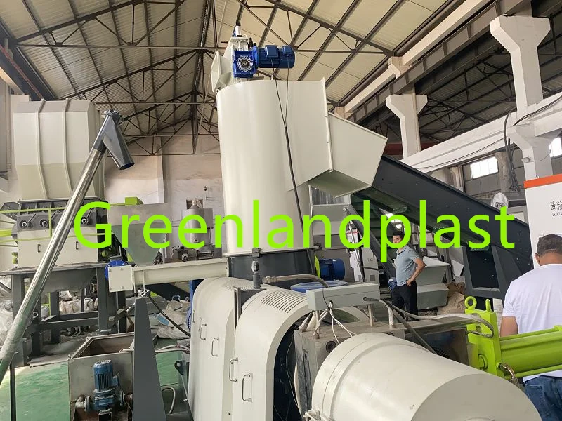 film compounding pelletizing machine plastic pellet machine extruder pp pe films agglomerator