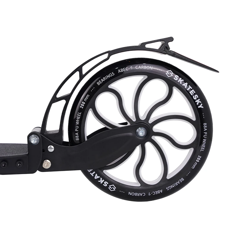 High quality Scooter Foldable Stunt Non Electric Scooter Adjustable height Aluminum Custom Kids Scooter with 200mm PU wheels