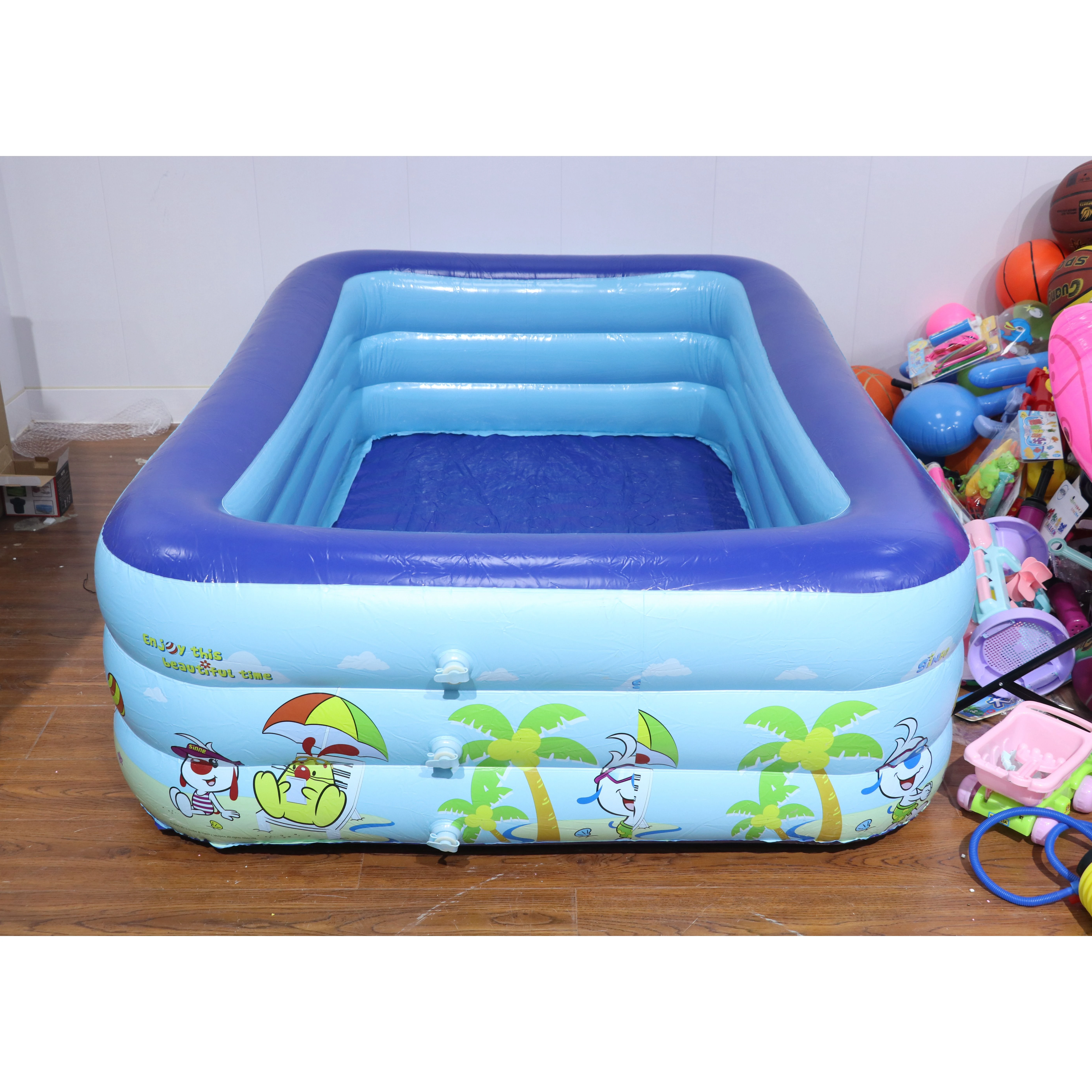 Custom Children Pvc Splashing Toy Summer Pool Kids Inflatable Lake Toys