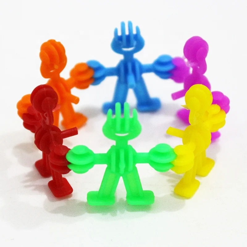 Blocks Connection Toy Creative Puzzle Disassembly Toy Educational Interlocking Plastic Connect Block Cartoon Building Blocks