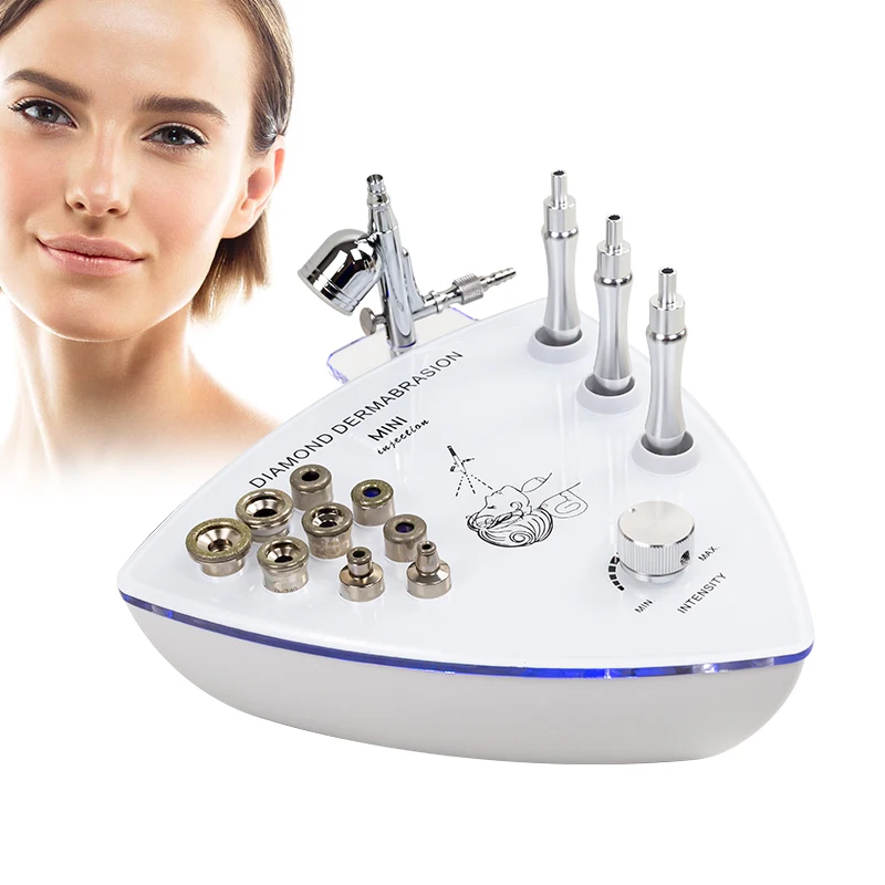 2 in 1 oxygen sprayer skin deep cleansing diamond dermabrasion skin exfoliators machine