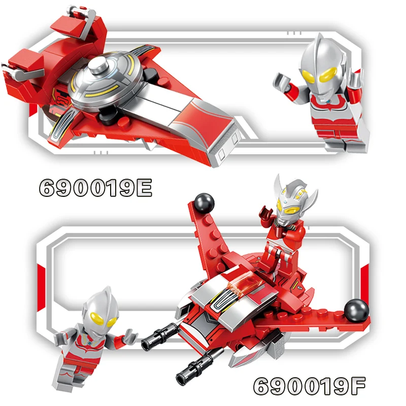 Wholesale 690019 8 in 1 Deformation Robot Diy Assemble Lepining toy Creative Small Particle Building Blocks Robot Set Toy