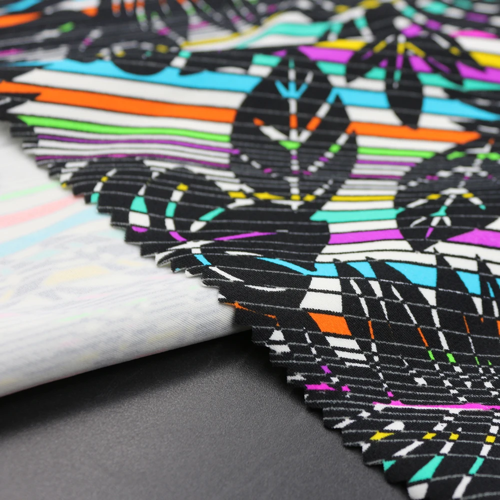 Wingtex Swimwear Fabrics Polyester Elastane Animal Printed Viscose Fabric Moisture Wicking Eco Friendly Fabric for Swimwear