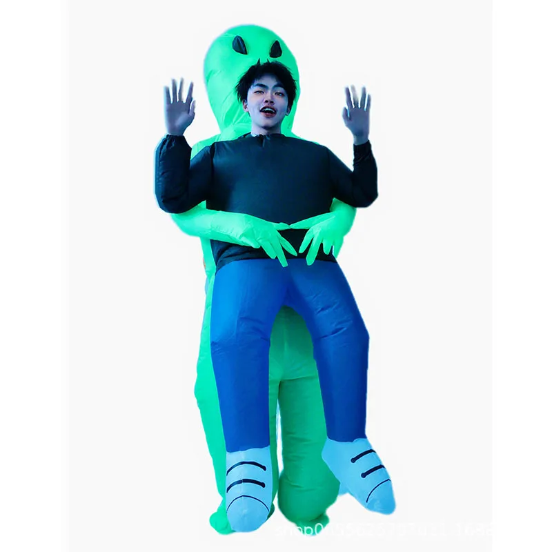 Halloween Costume Alien Inflatable Suit Crossborder Green Monster Outfit Popular on Douyin