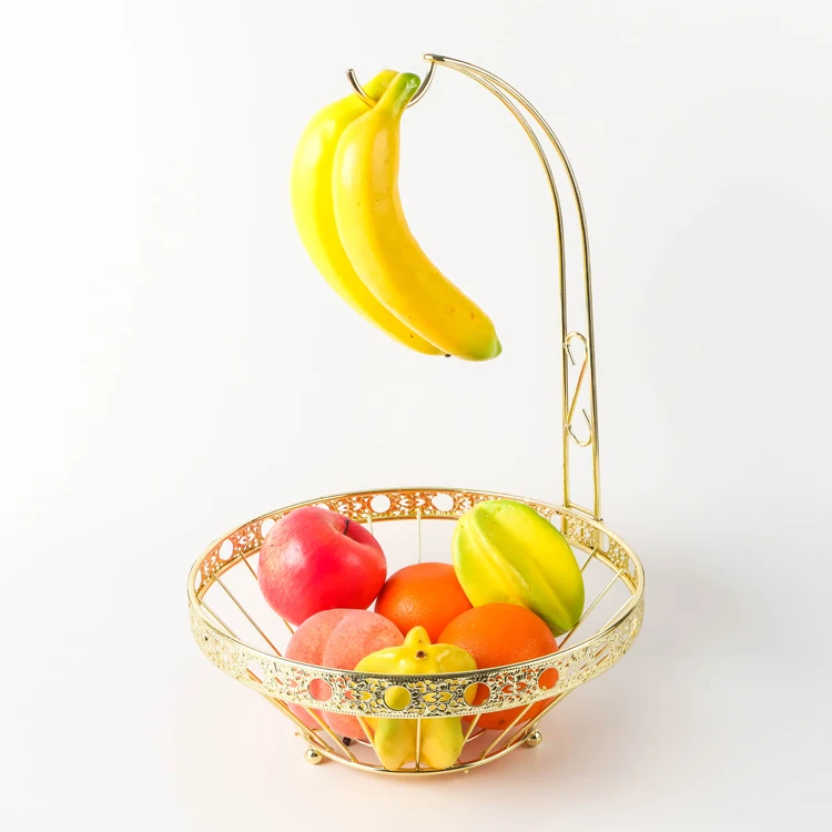 Wholesale metal wire fruit storage basket