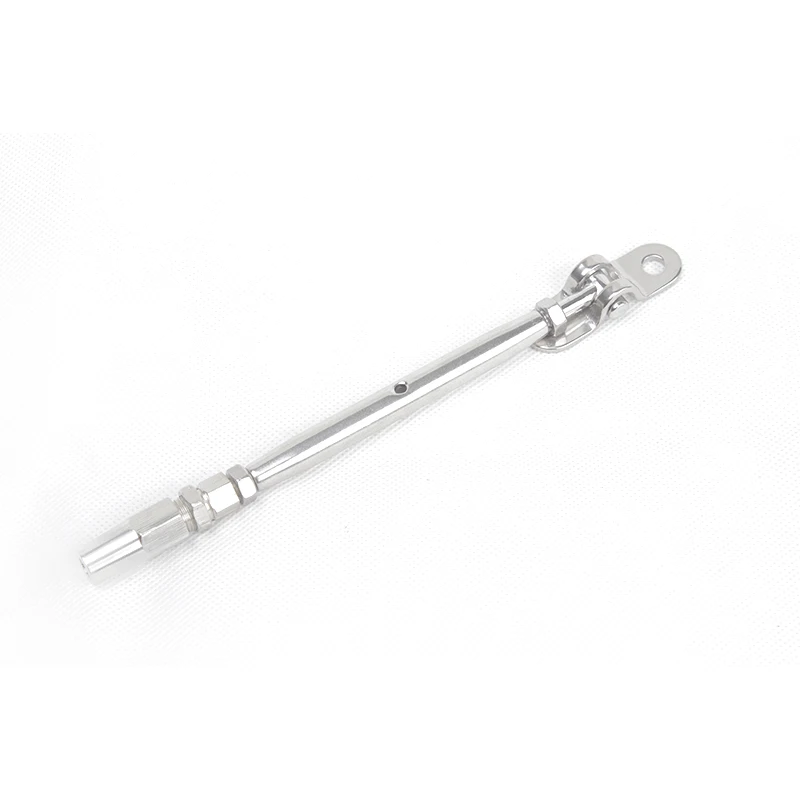 China Factory Price Japan Type Stainless Steel Close Body Turnbuckle With Fork&Swage  Cable railing tensioner