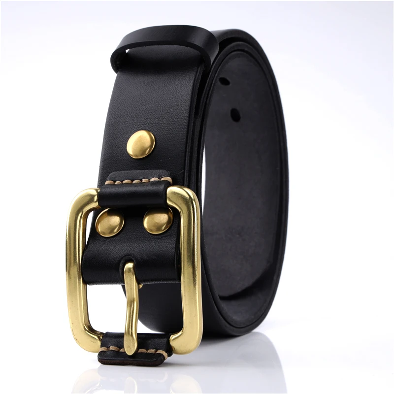 
1.5 inches Zinc Alloy Cowhide Western fashion buckle Men Genuine Italian Leather Belt (3 colors available) 